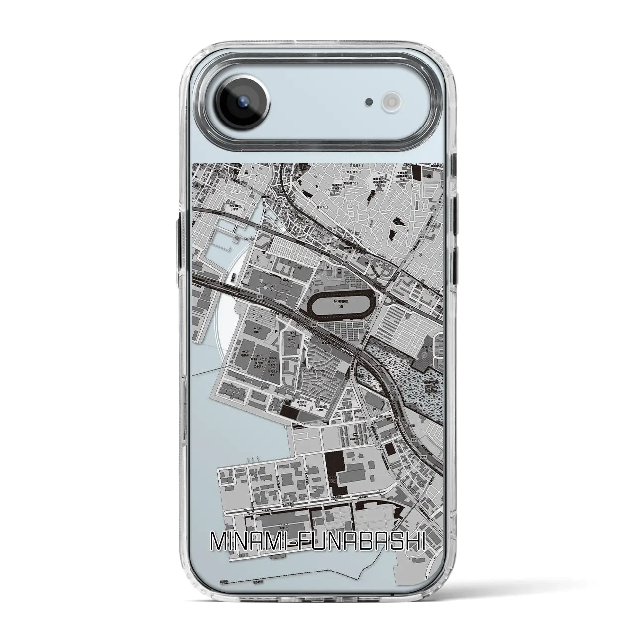 【南船橋(千葉県)】地図柄iPhoneケース(MagSafeタイプ)