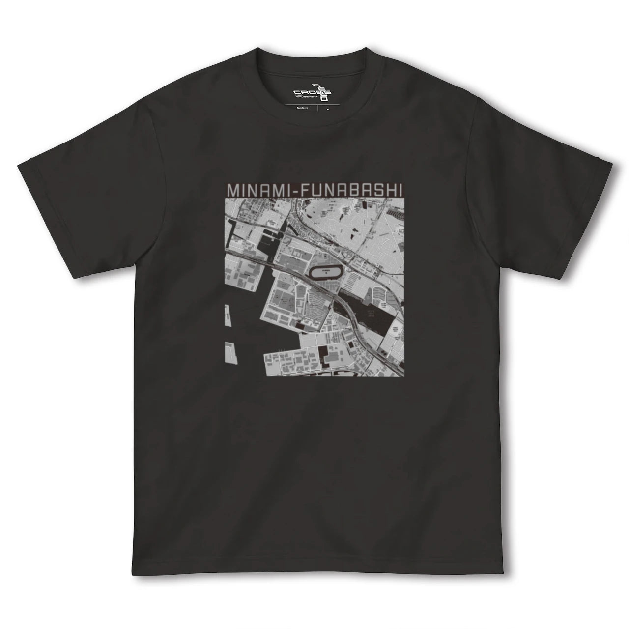 【南船橋(千葉県)】地図柄ヘビーウェイトTシャツ