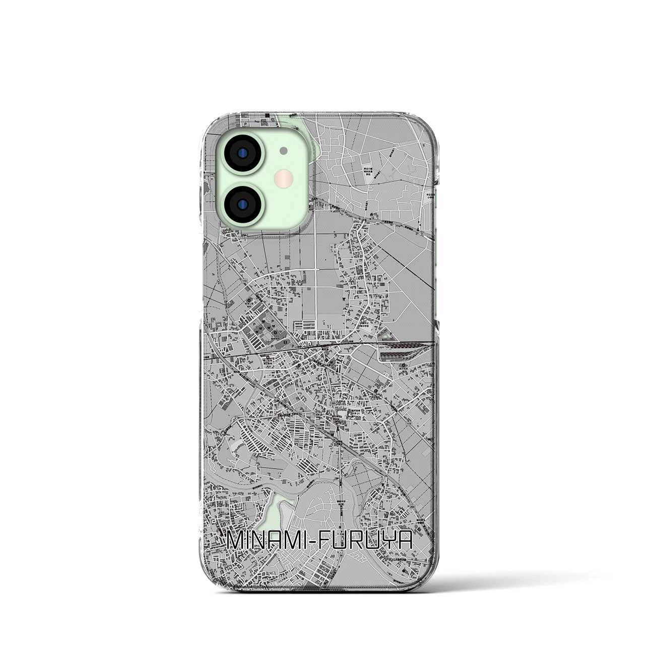 【南古谷(埼玉県)】地図柄iPhoneケース(クリアタイプ)