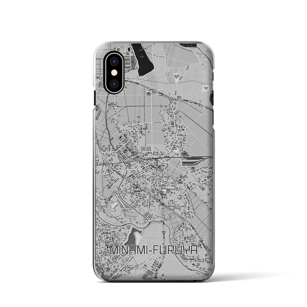 【南古谷(埼玉県)】地図柄iPhoneケース(クリアタイプ)