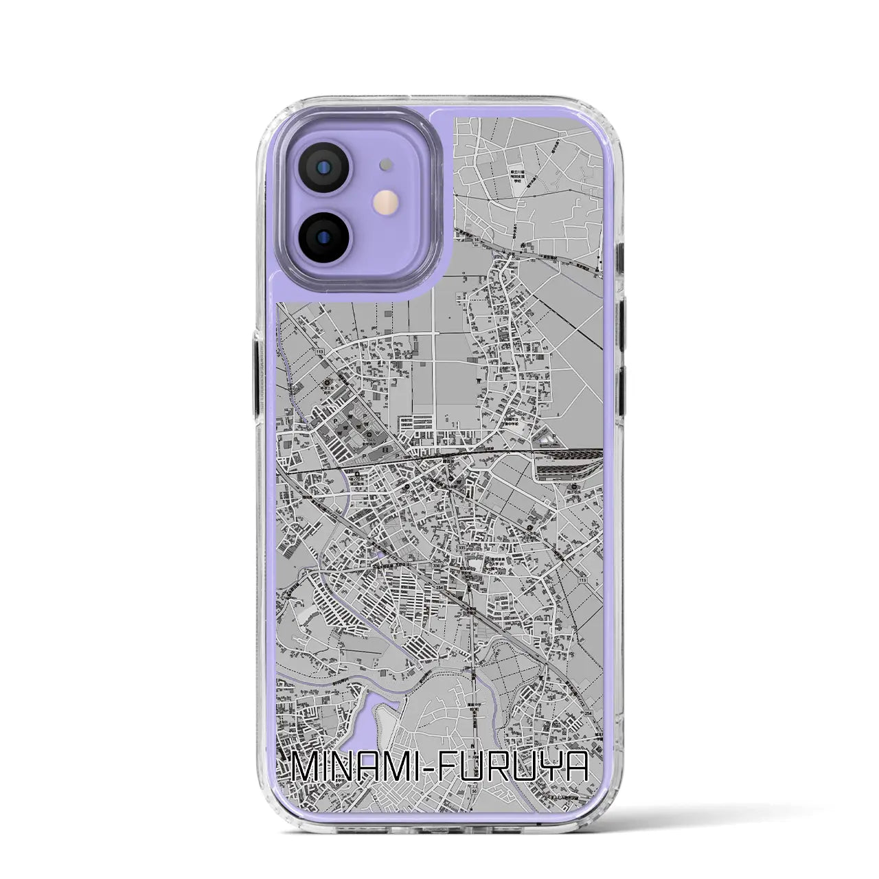 【南古谷(埼玉県)】地図柄iPhoneケース(MagSafeタイプ)