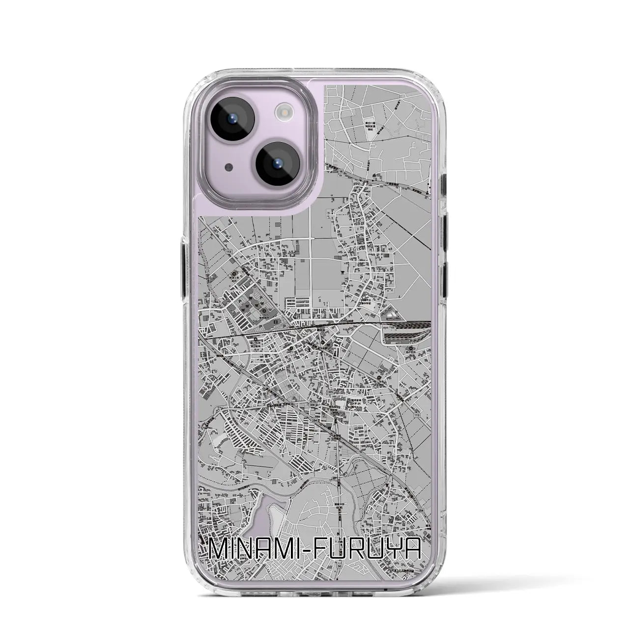 【南古谷(埼玉県)】地図柄iPhoneケース(MagSafeタイプ)