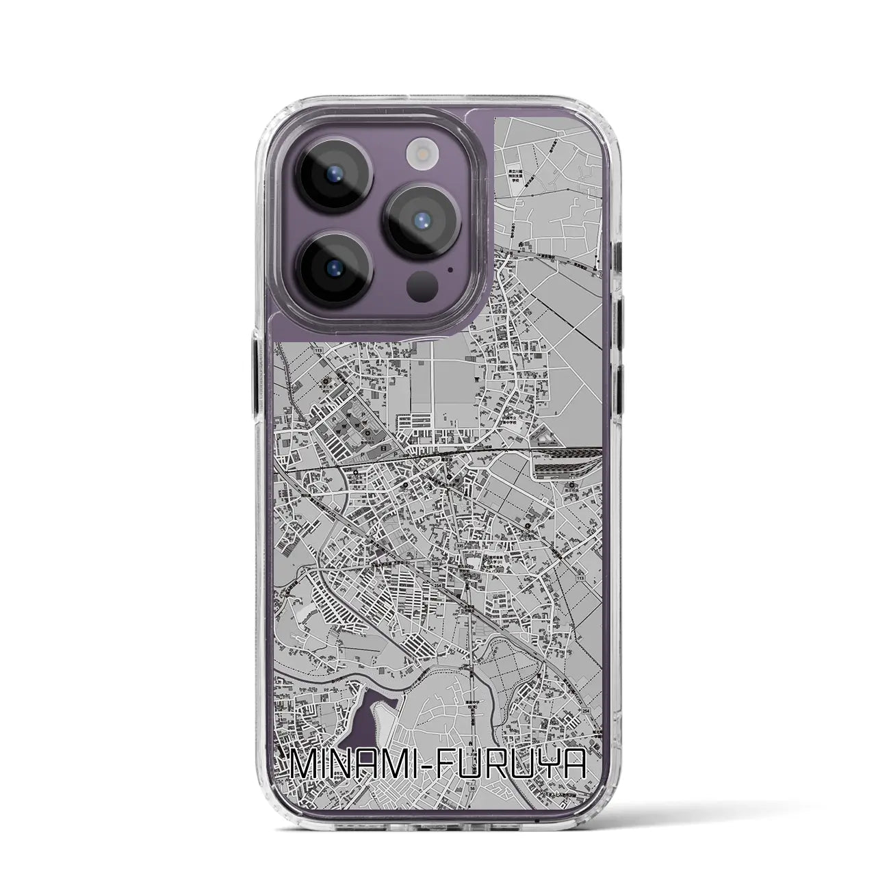 【南古谷(埼玉県)】地図柄iPhoneケース(MagSafeタイプ)