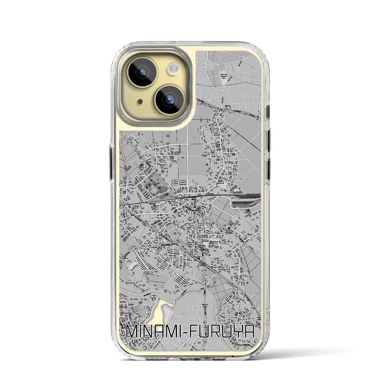 【南古谷(埼玉県)】地図柄iPhoneケース(MagSafeタイプ)