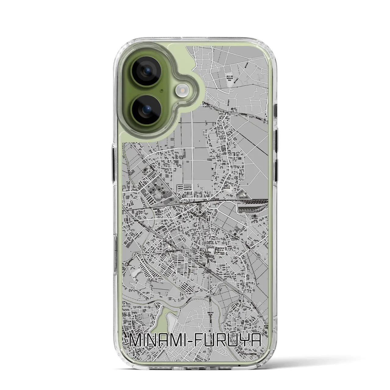 【南古谷(埼玉県)】地図柄iPhoneケース(MagSafeタイプ)