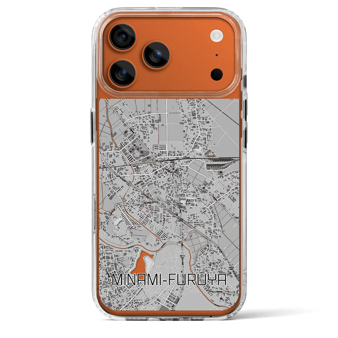 【南古谷(埼玉県)】地図柄iPhoneケース(MagSafeタイプ)