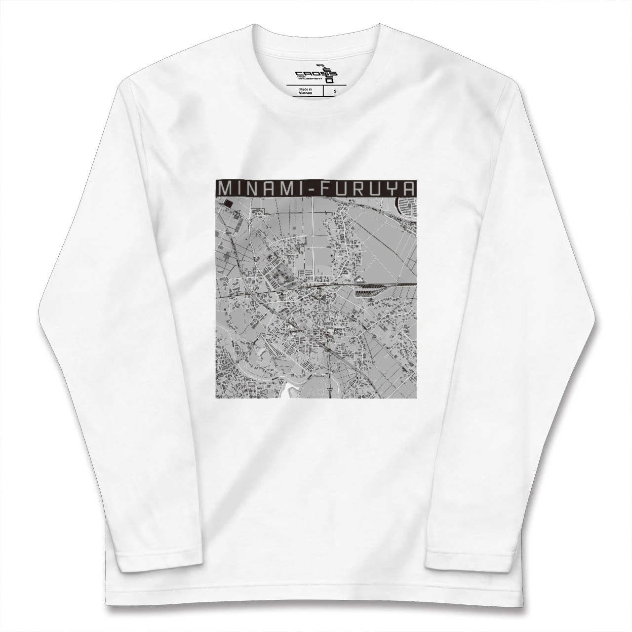【南古谷(埼玉県)】地図柄ロングスリーブTシャツ
