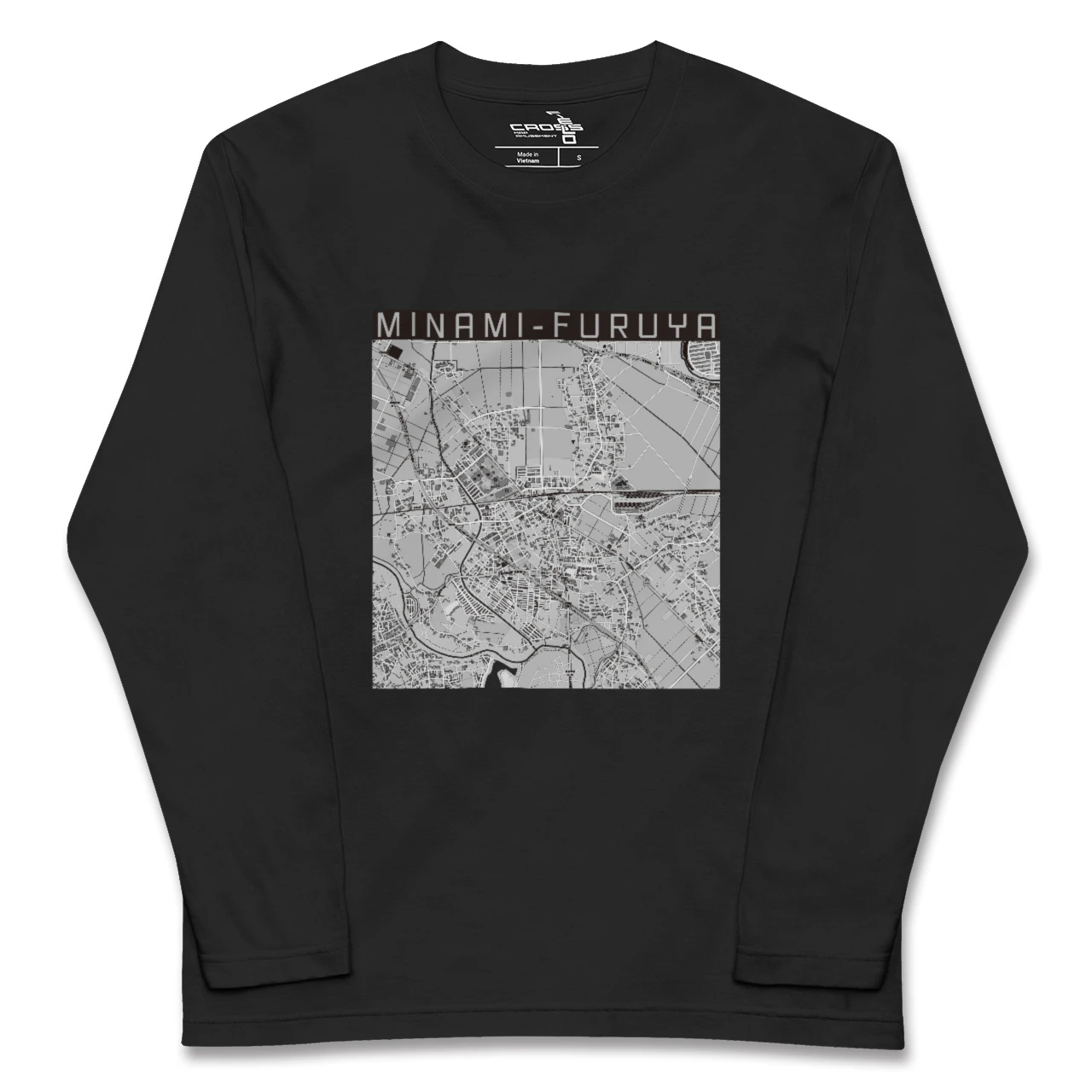 【南古谷(埼玉県)】地図柄ロングスリーブTシャツ