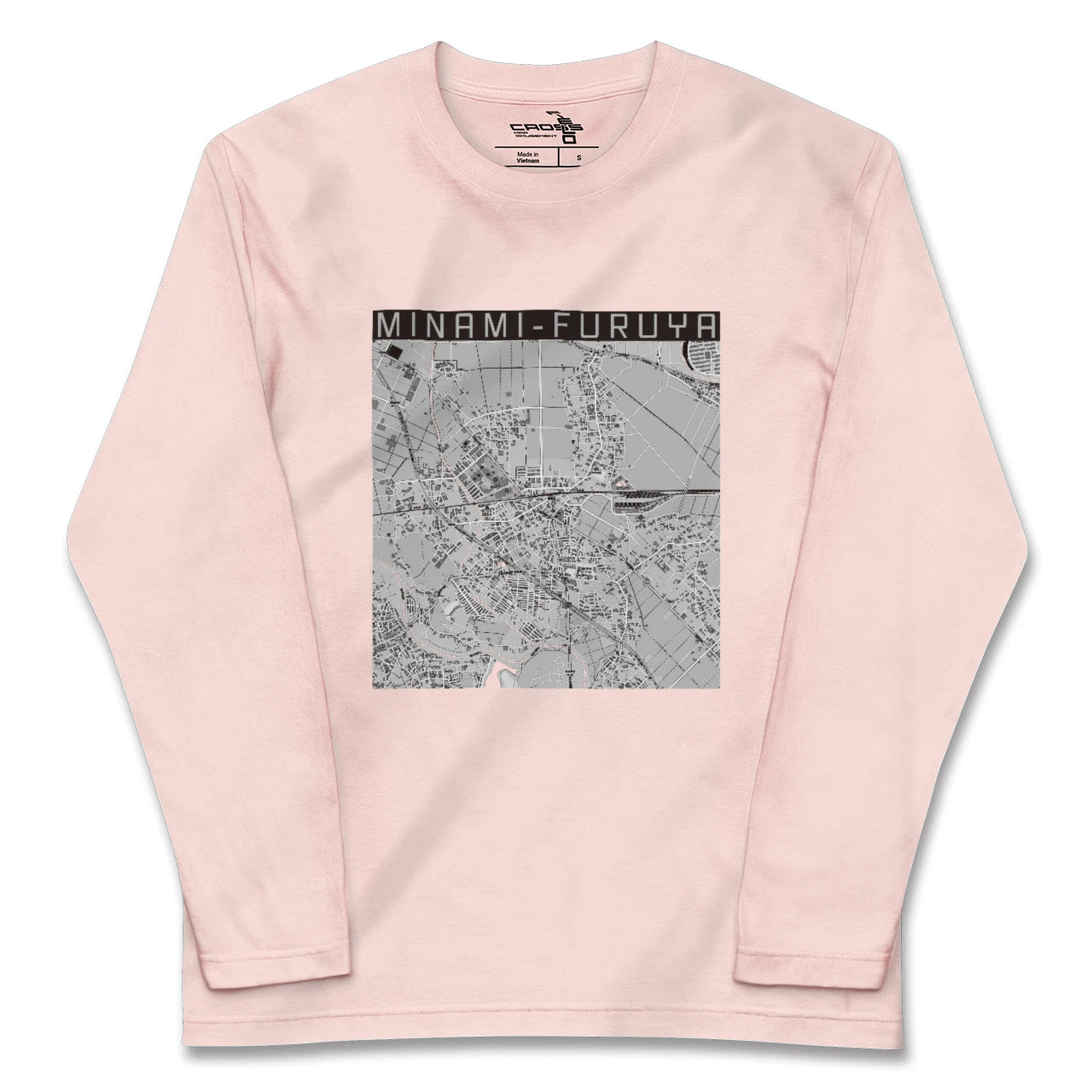 【南古谷(埼玉県)】地図柄ロングスリーブTシャツ
