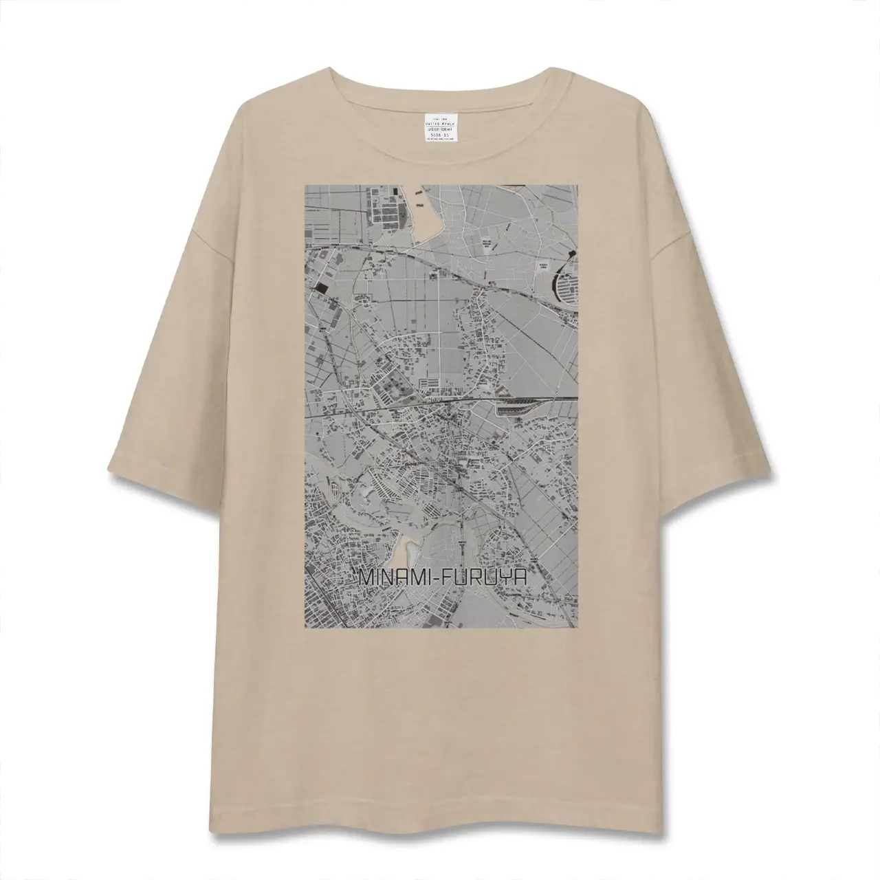 【南古谷(埼玉県)】地図柄ビッグシルエットTシャツ