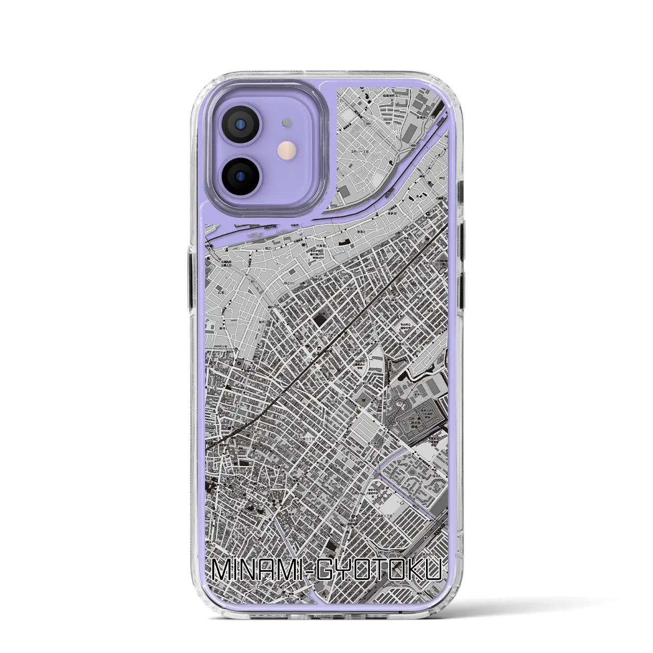【南行徳(千葉県)】地図柄iPhoneケース(MagSafeタイプ)