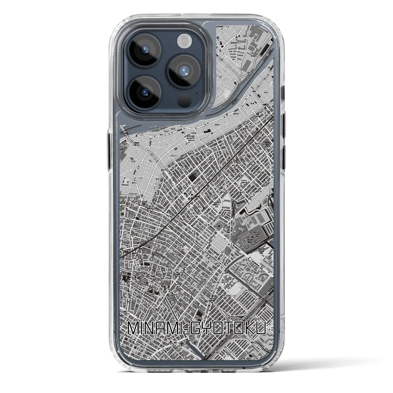 【南行徳(千葉県)】地図柄iPhoneケース(MagSafeタイプ)