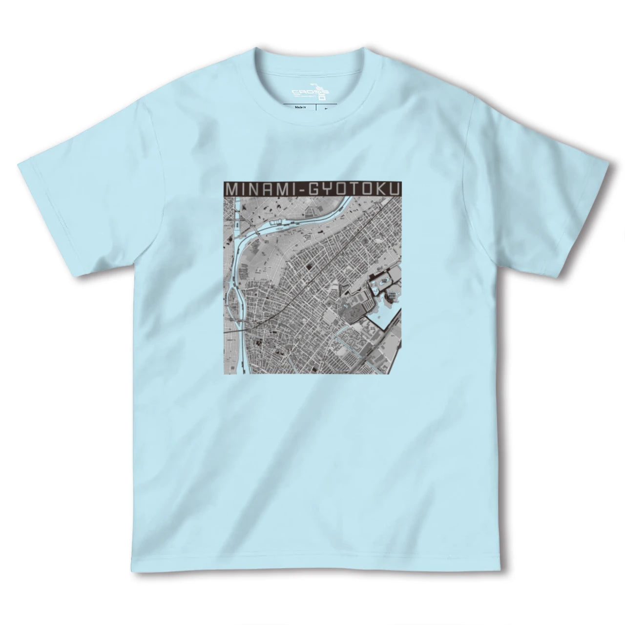 【南行徳(千葉県)】地図柄ヘビーウェイトTシャツ