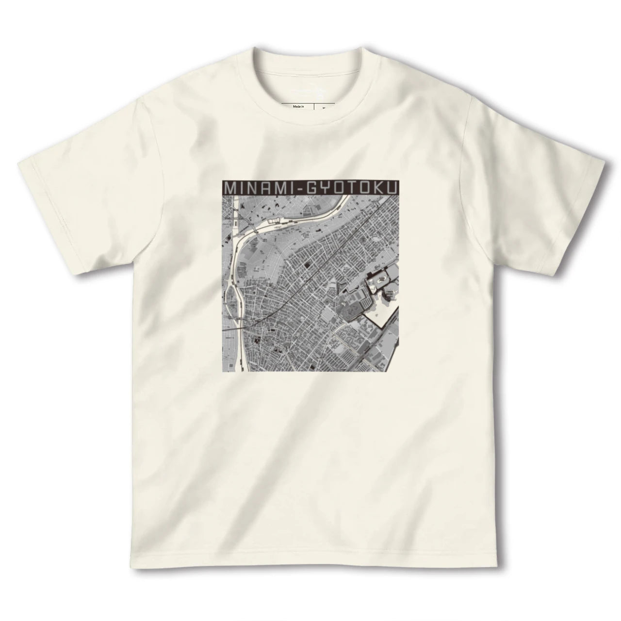 【南行徳(千葉県)】地図柄ヘビーウェイトTシャツ