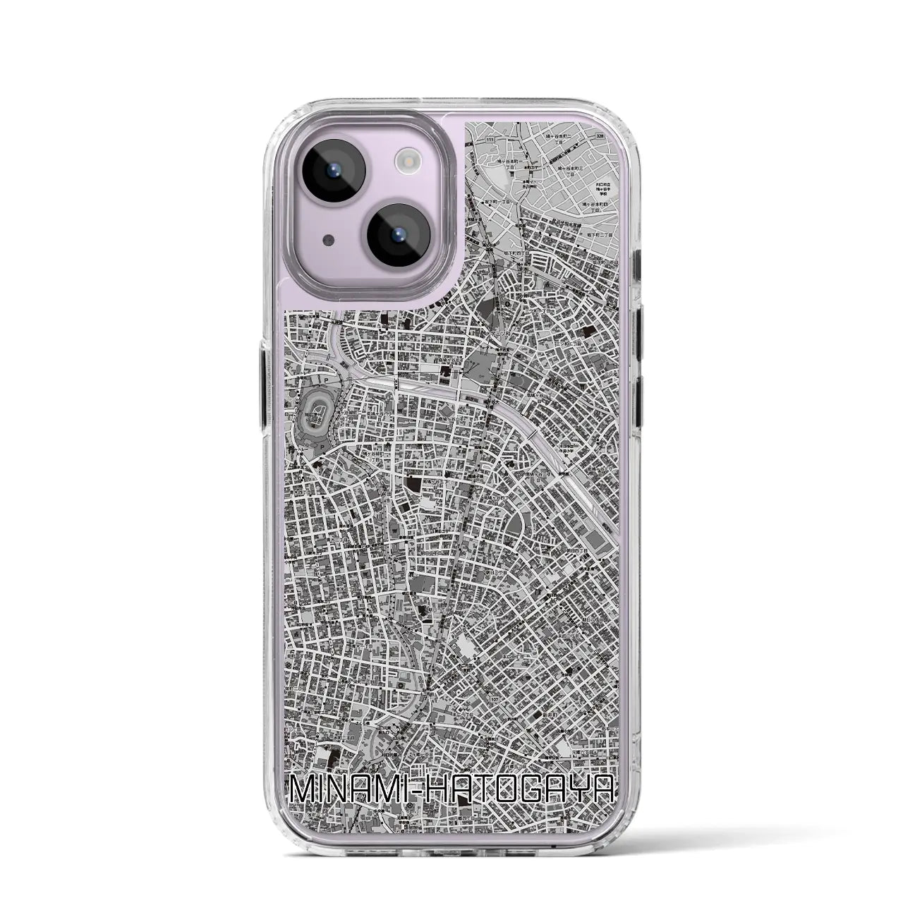 【南鳩ヶ谷(埼玉県)】地図柄iPhoneケース(MagSafeタイプ)