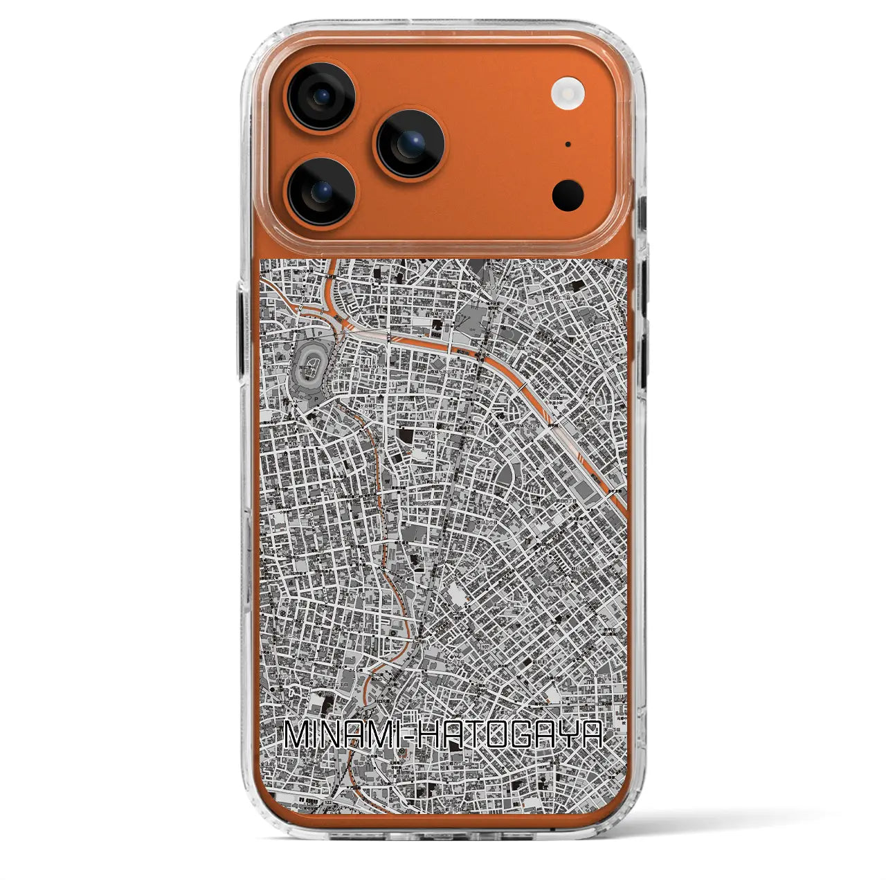 【南鳩ヶ谷(埼玉県)】地図柄iPhoneケース(MagSafeタイプ)