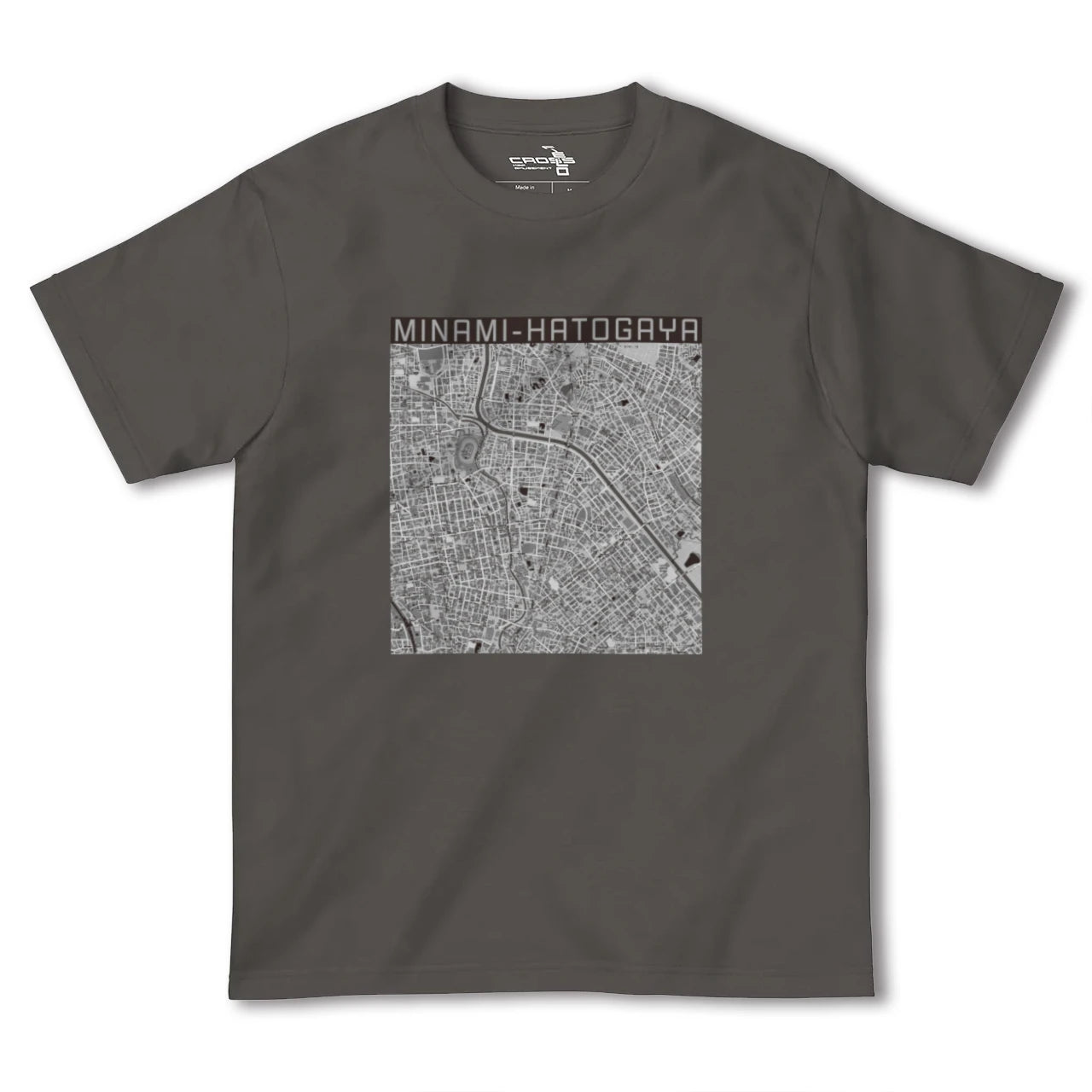 【南鳩ヶ谷(埼玉県)】地図柄ヘビーウェイトTシャツ
