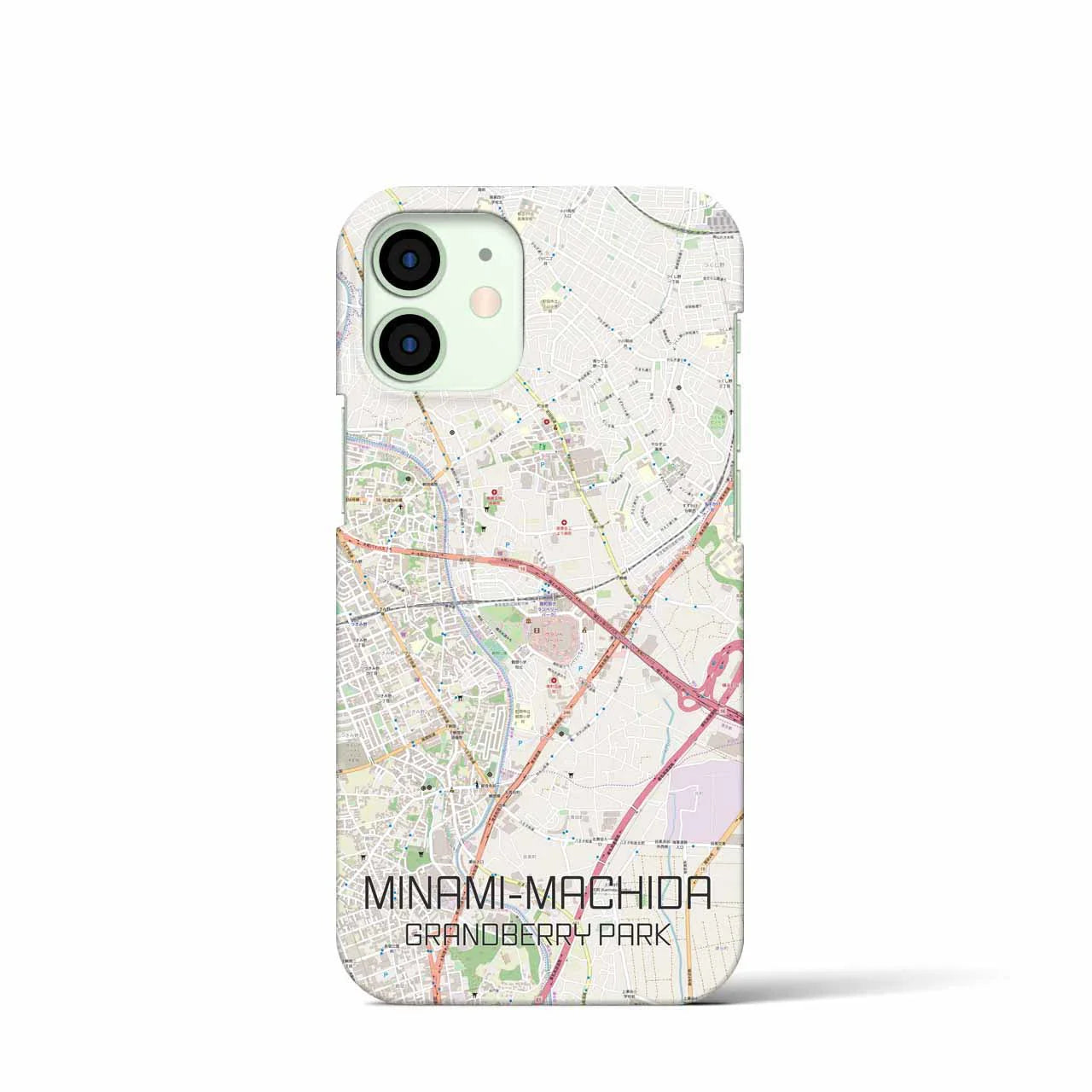 【南町田グランベリーパーク(東京都)】地図柄iPhoneケース(バックカバータイプ)