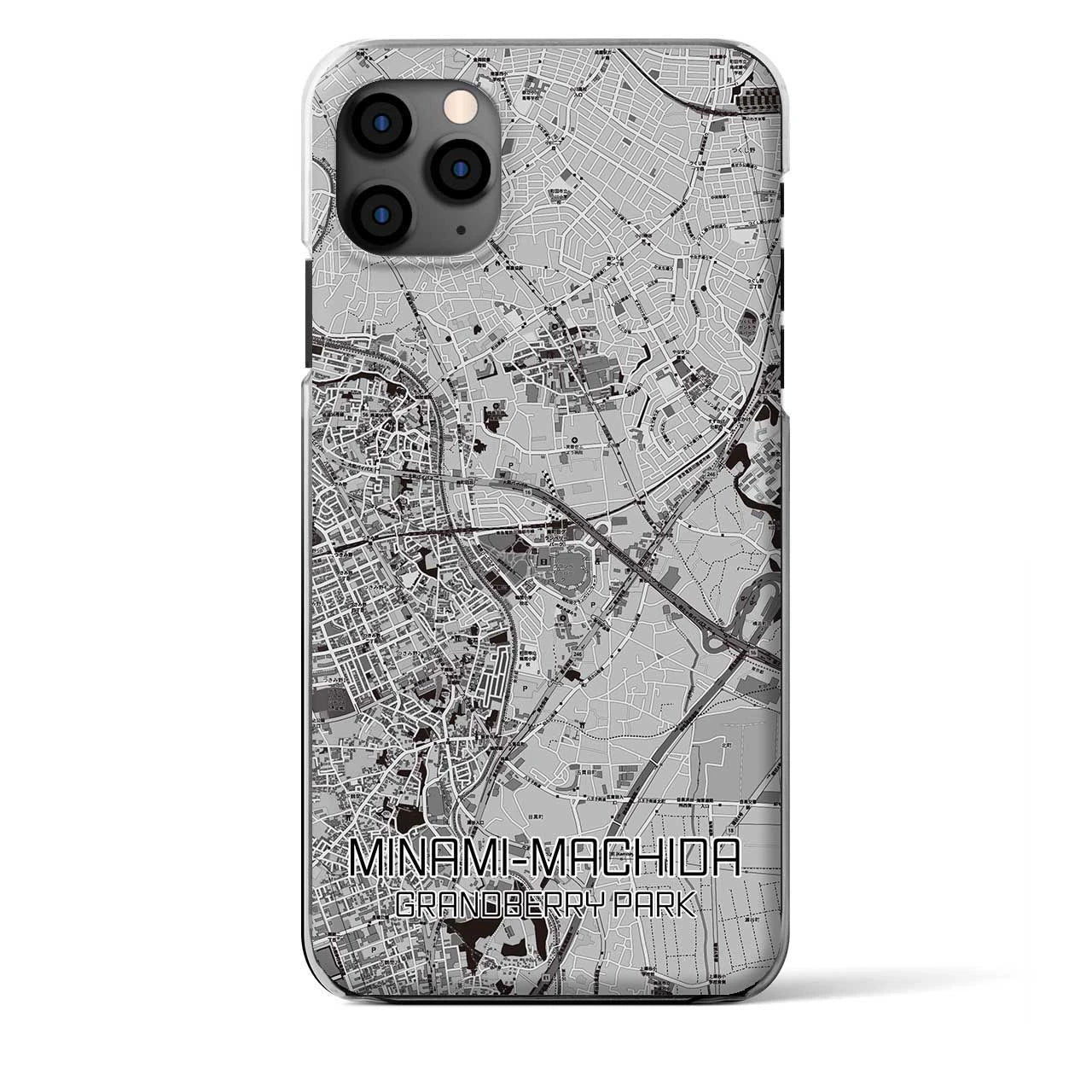 【南町田グランベリーパーク(東京都)】地図柄iPhoneケース(クリアタイプ)