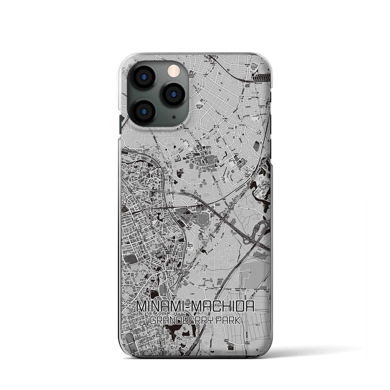 【南町田グランベリーパーク(東京都)】地図柄iPhoneケース(クリアタイプ)