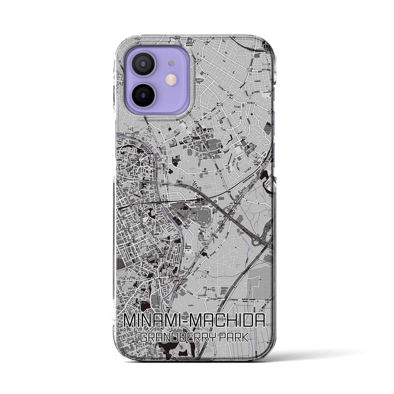 【南町田グランベリーパーク(東京都)】地図柄iPhoneケース(クリアタイプ)