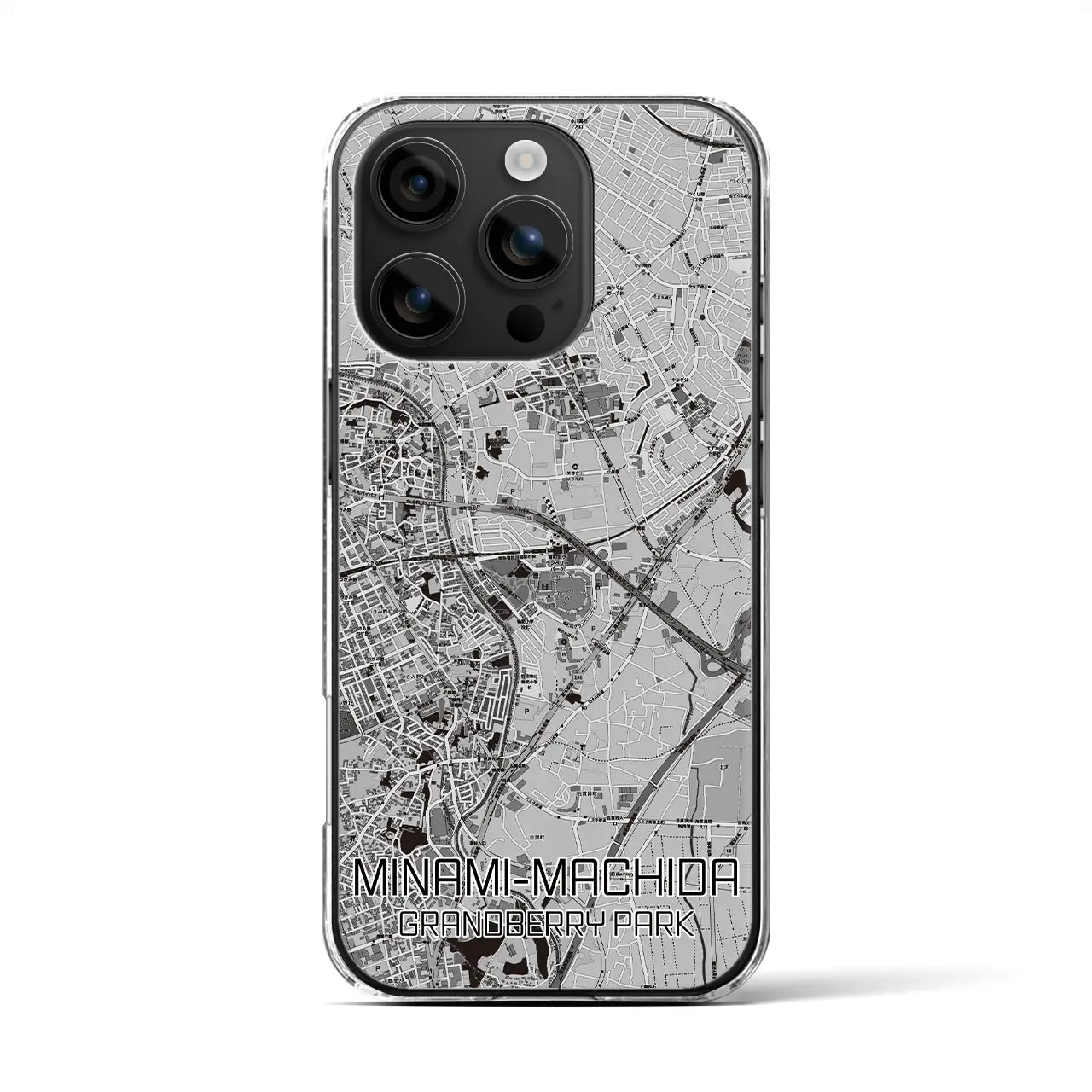 【南町田グランベリーパーク(東京都)】地図柄iPhoneケース(クリアタイプ)