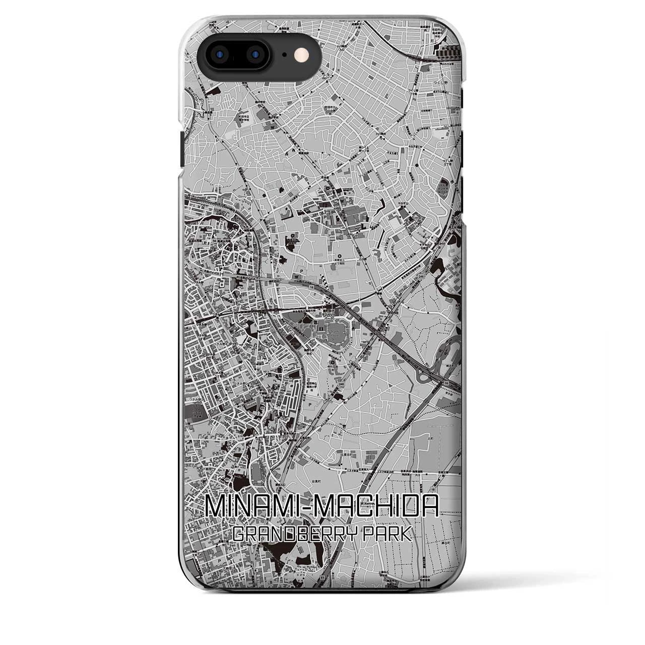 【南町田グランベリーパーク(東京都)】地図柄iPhoneケース(クリアタイプ)
