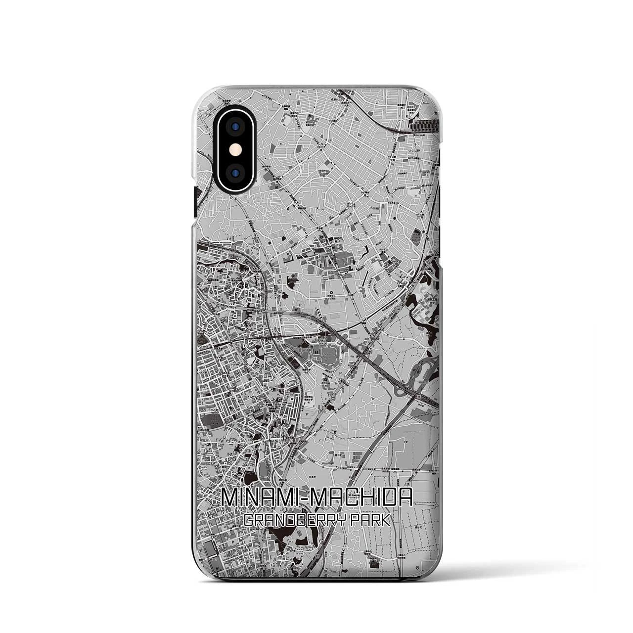 【南町田グランベリーパーク(東京都)】地図柄iPhoneケース(クリアタイプ)