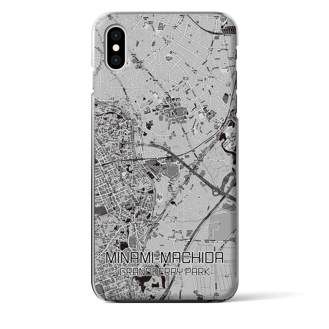 【南町田グランベリーパーク(東京都)】地図柄iPhoneケース(クリアタイプ)