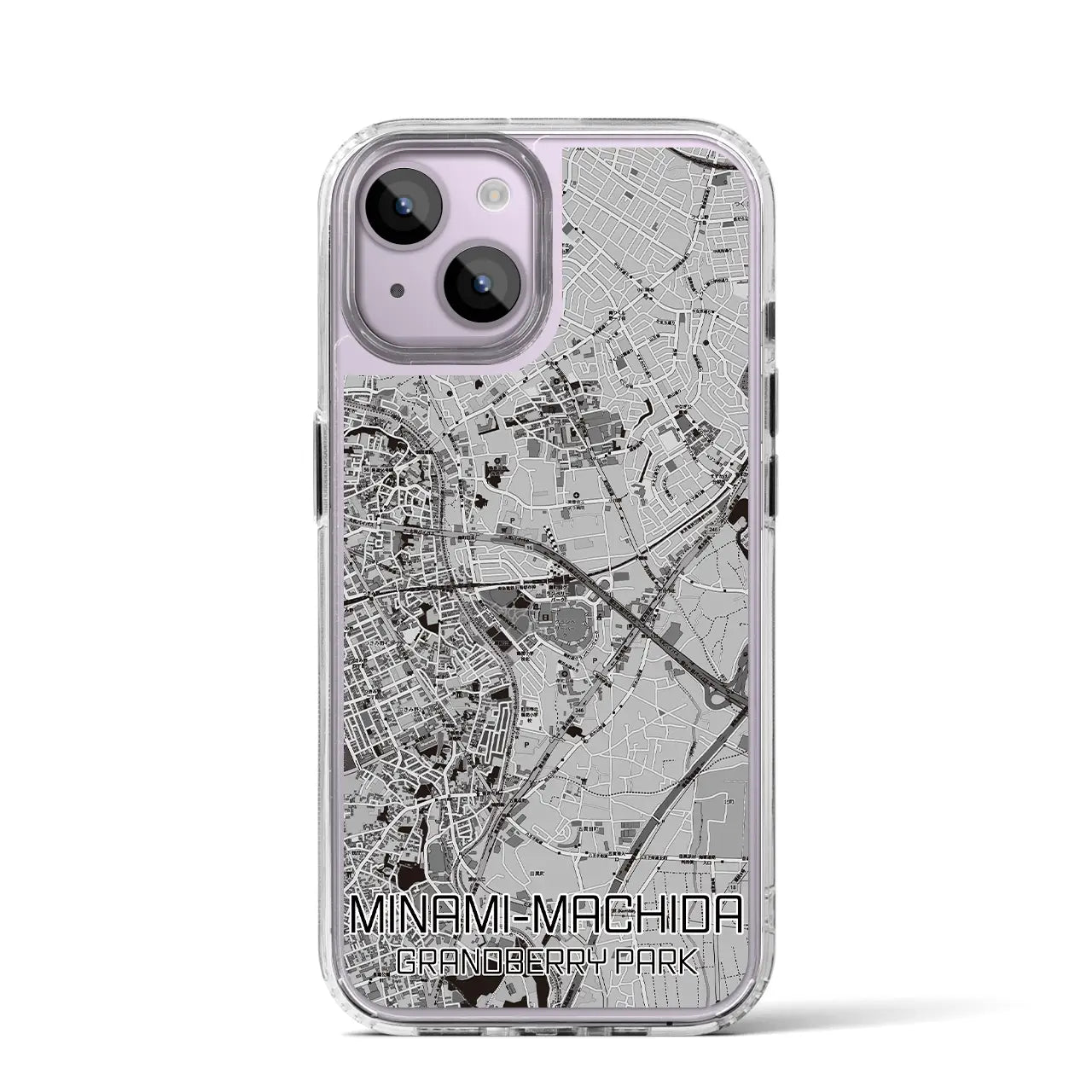 【南町田グランベリーパーク(東京都)】地図柄iPhoneケース(MagSafeタイプ)