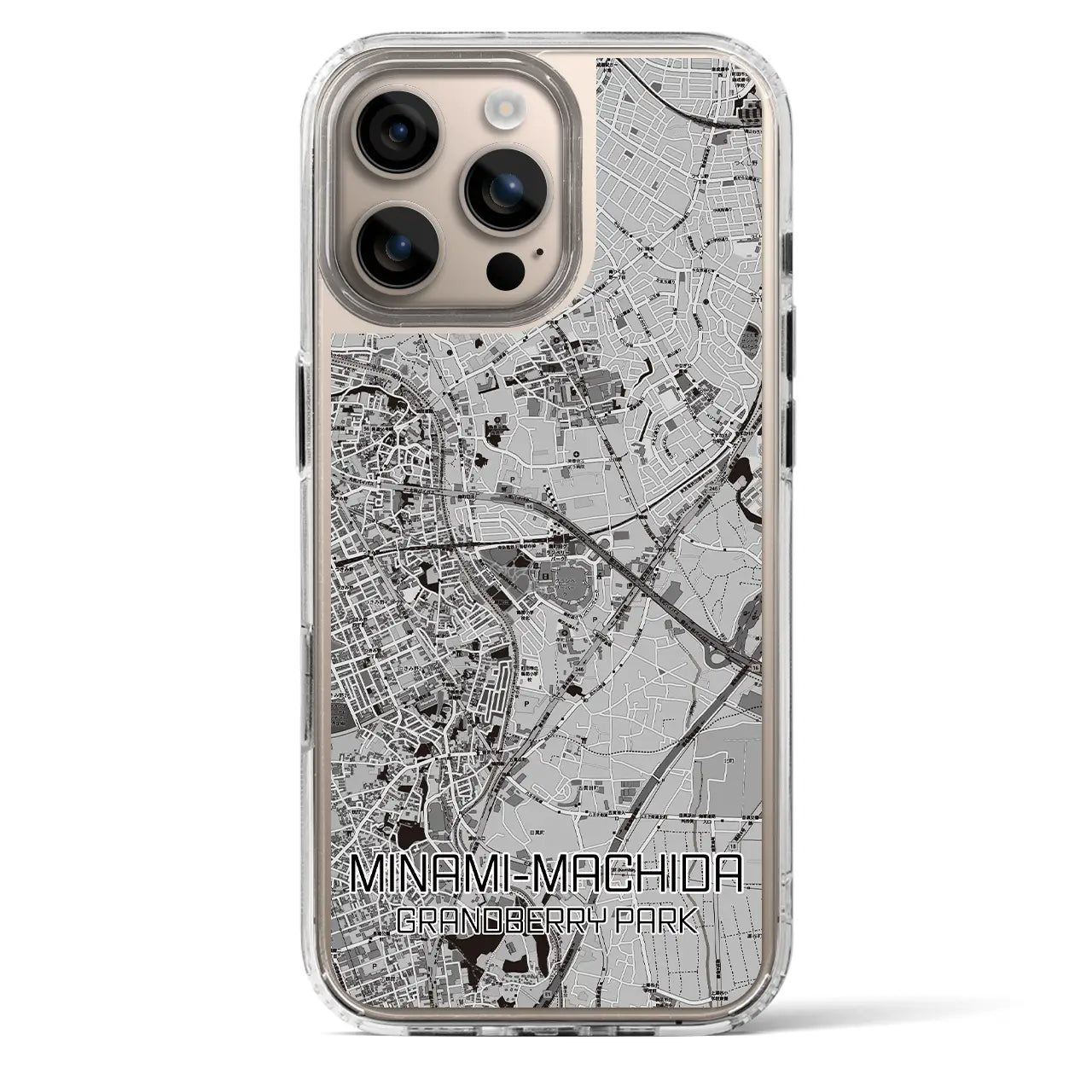 【南町田グランベリーパーク(東京都)】地図柄iPhoneケース(MagSafeタイプ)