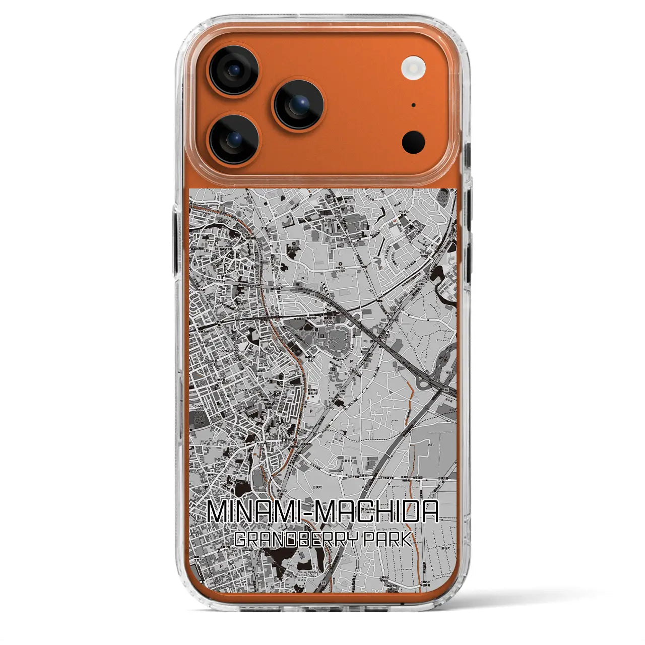 【南町田グランベリーパーク(東京都)】地図柄iPhoneケース(MagSafeタイプ)