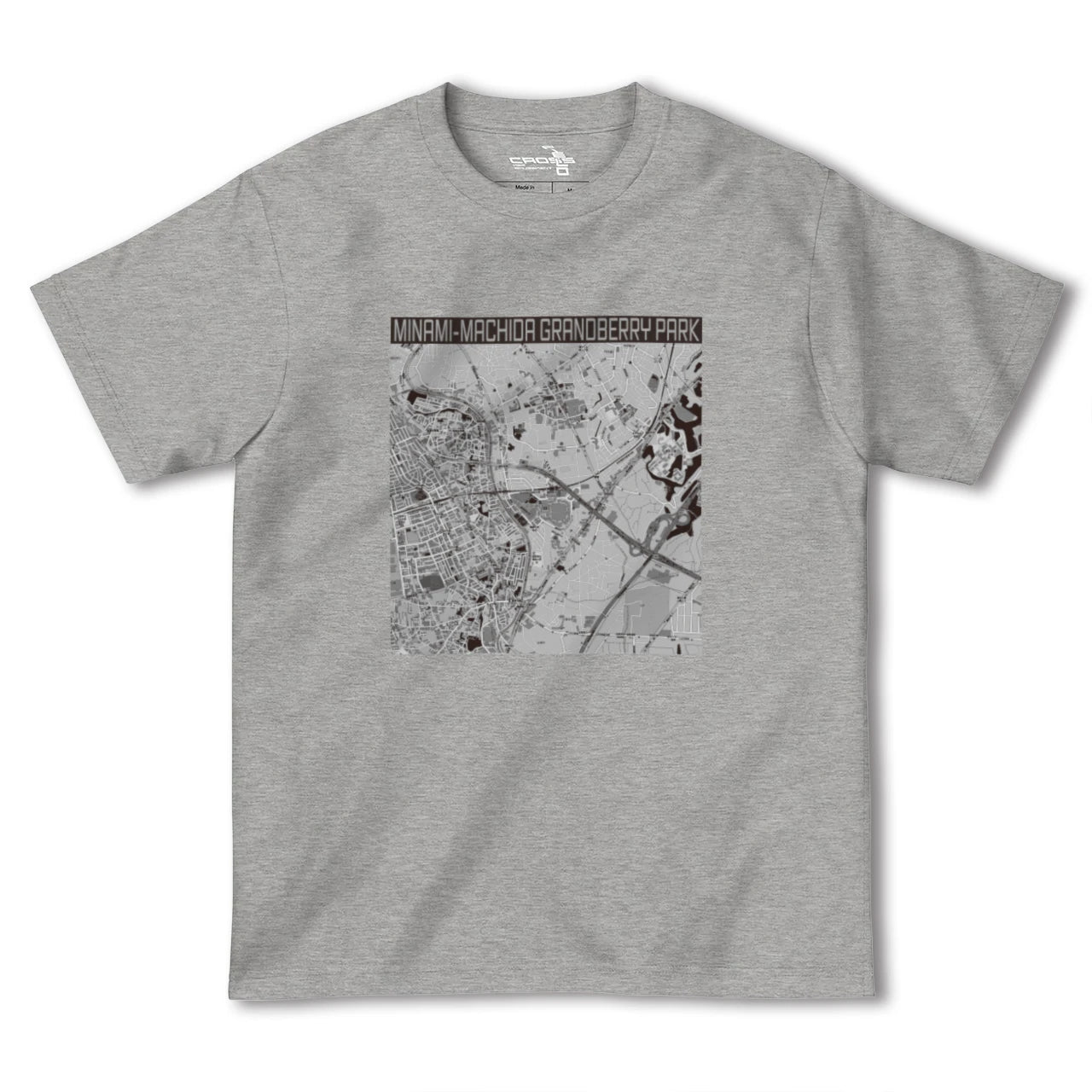 【南町田グランベリーパーク(東京都)】地図柄ヘビーウェイトTシャツ