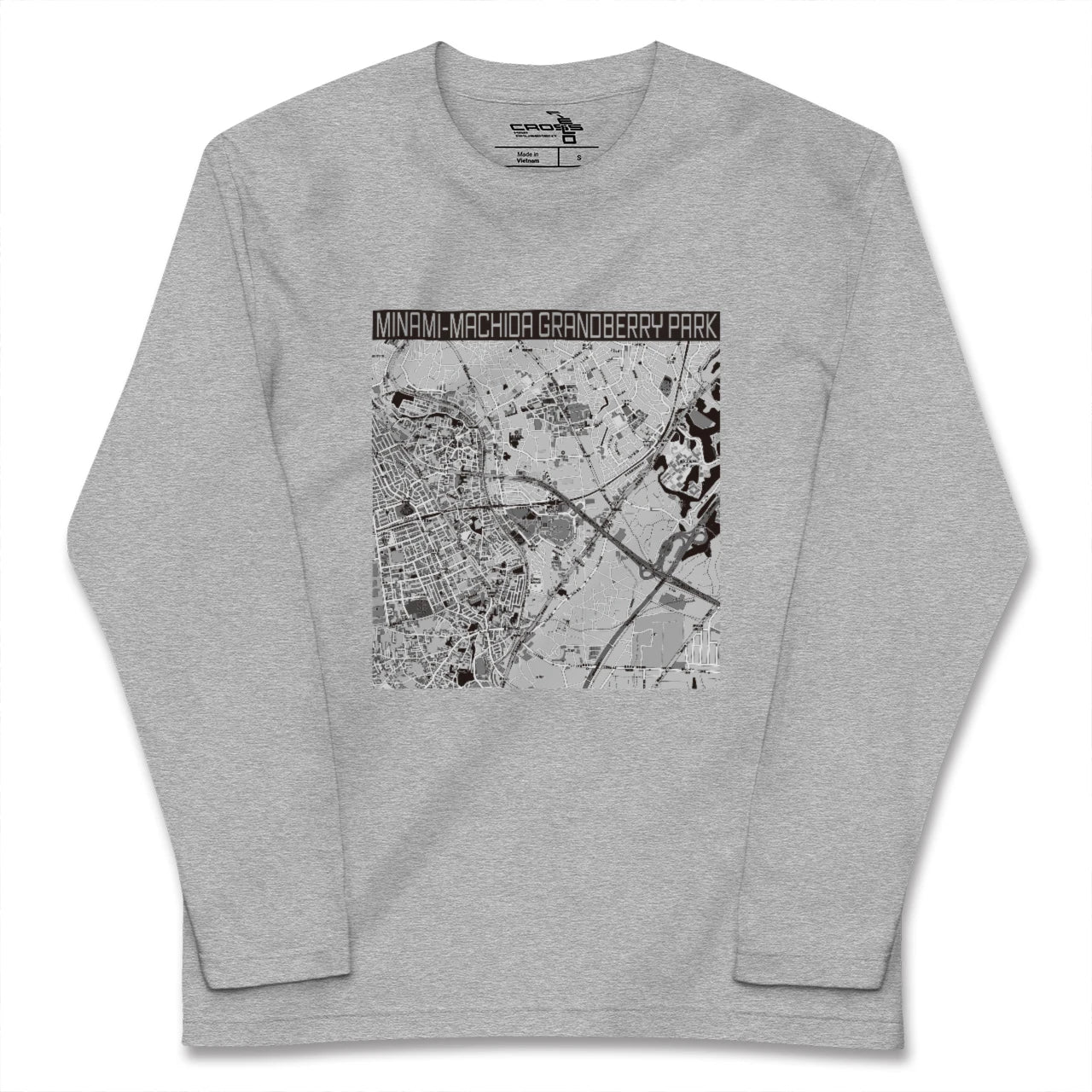 【南町田グランベリーパーク(東京都)】地図柄ロングスリーブTシャツ