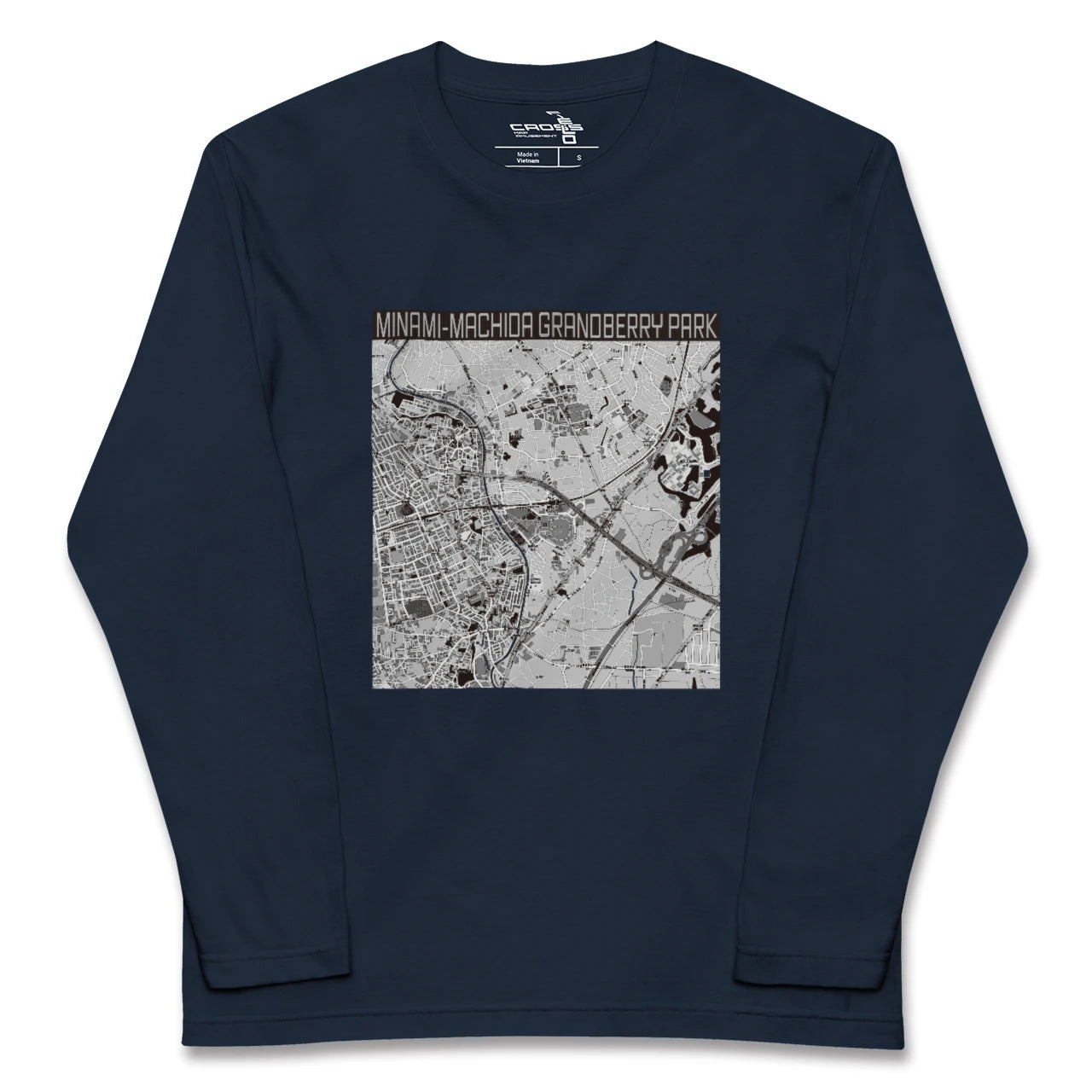 【南町田グランベリーパーク(東京都)】地図柄ロングスリーブTシャツ