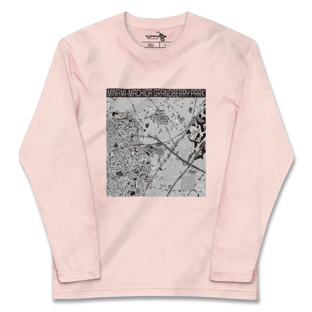 【南町田グランベリーパーク(東京都)】地図柄ロングスリーブTシャツ