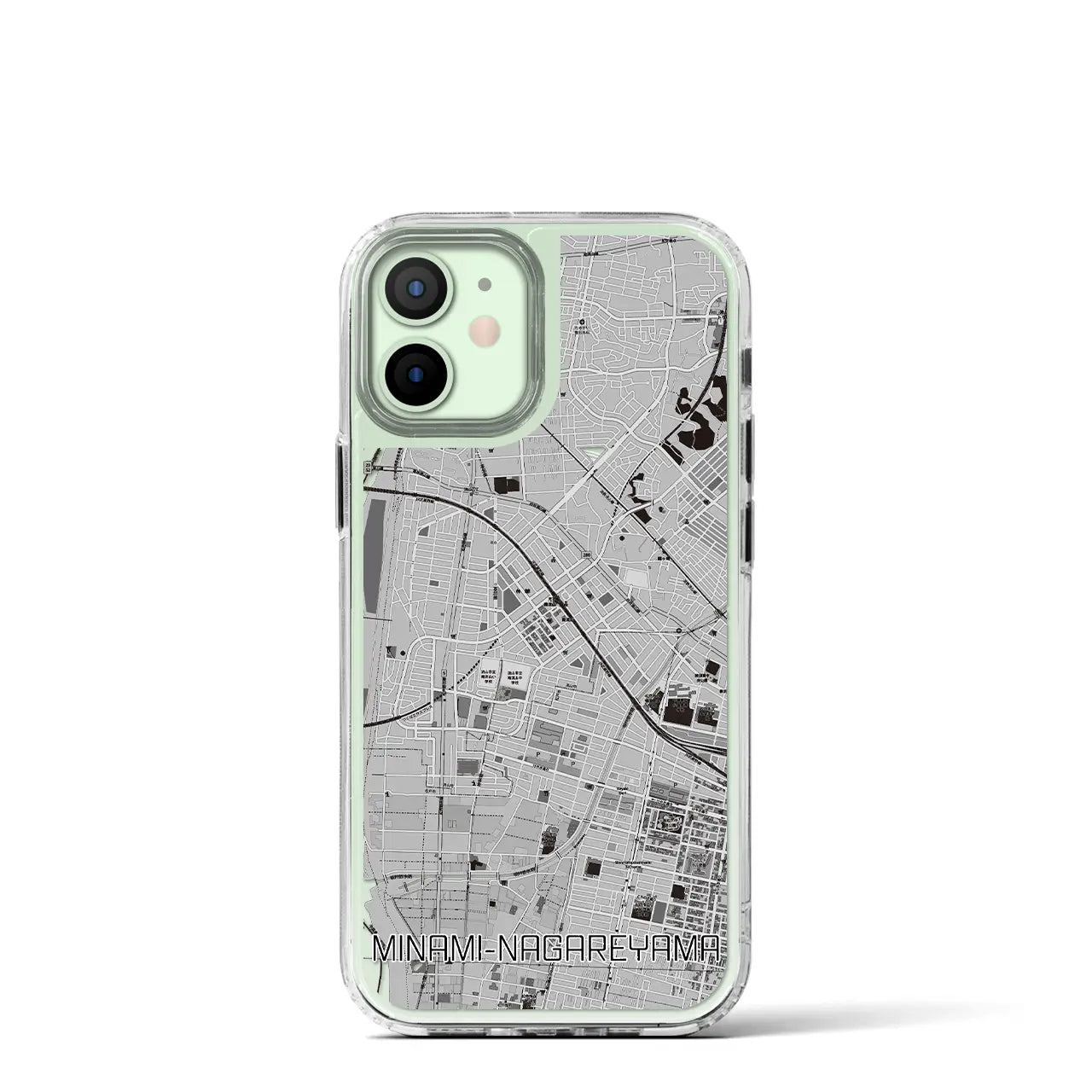 【南流山(千葉県)】地図柄iPhoneケース(MagSafeタイプ)