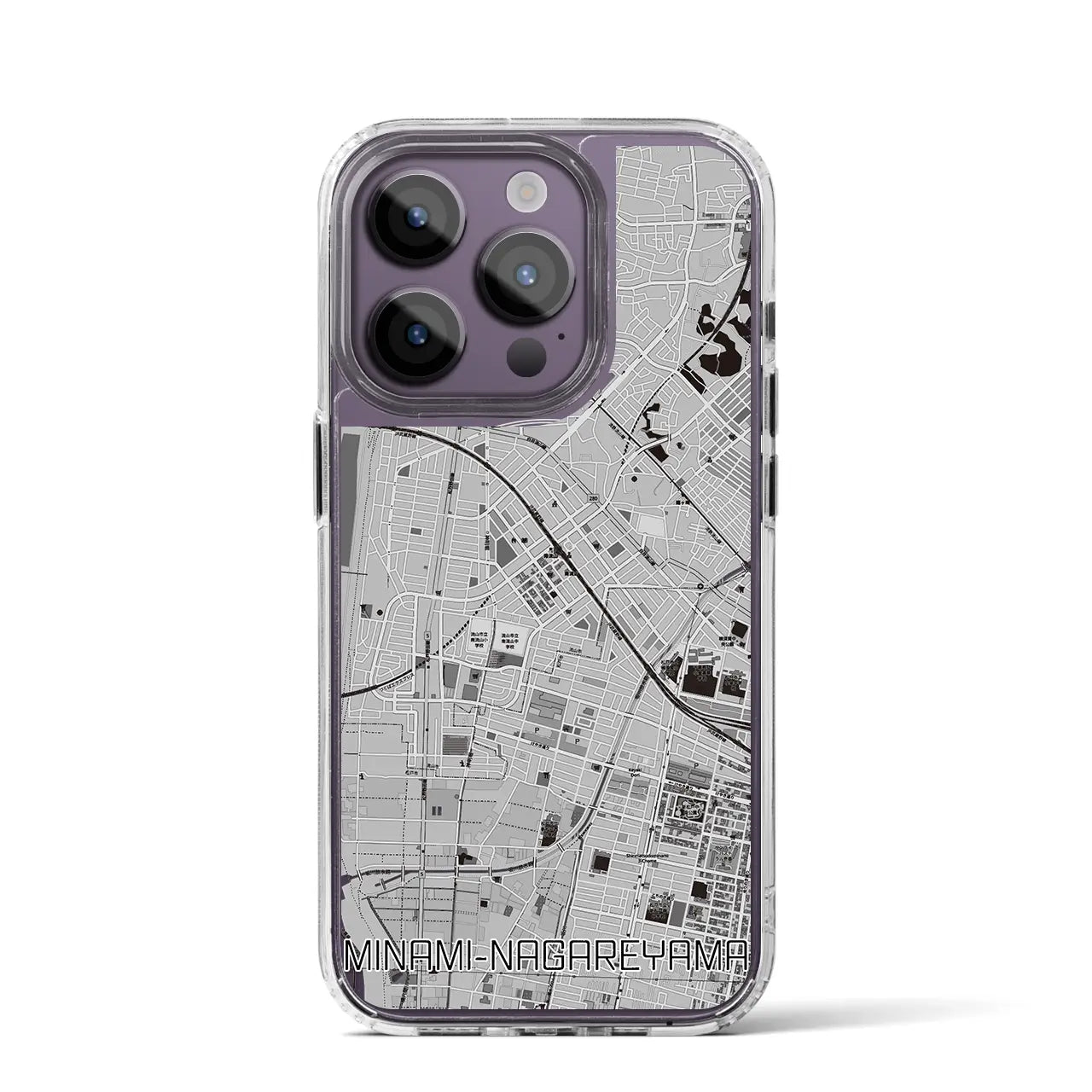 【南流山(千葉県)】地図柄iPhoneケース(MagSafeタイプ)