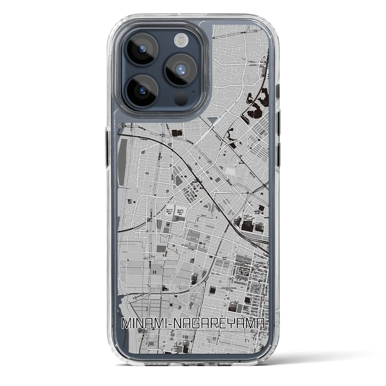 【南流山(千葉県)】地図柄iPhoneケース(MagSafeタイプ)