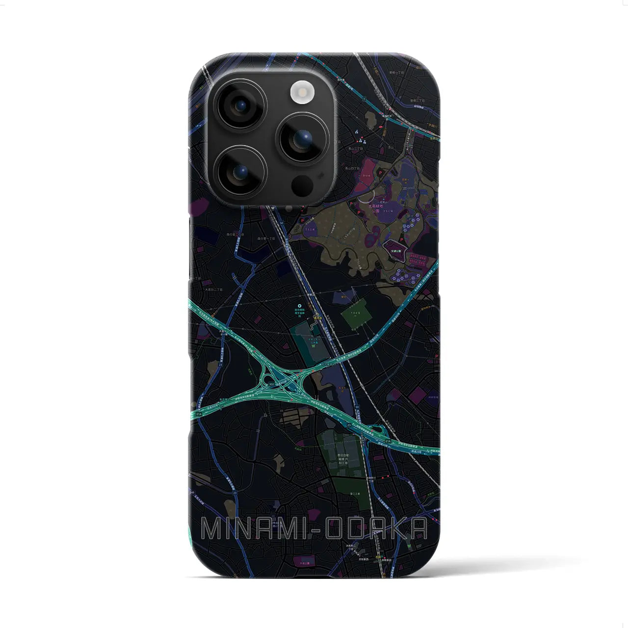 【南大高(愛知県)】地図柄iPhoneケース(バックカバータイプ)