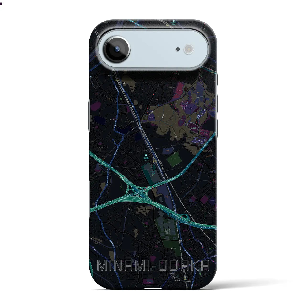 【南大高(愛知県)】地図柄iPhoneケース(バックカバータイプ)