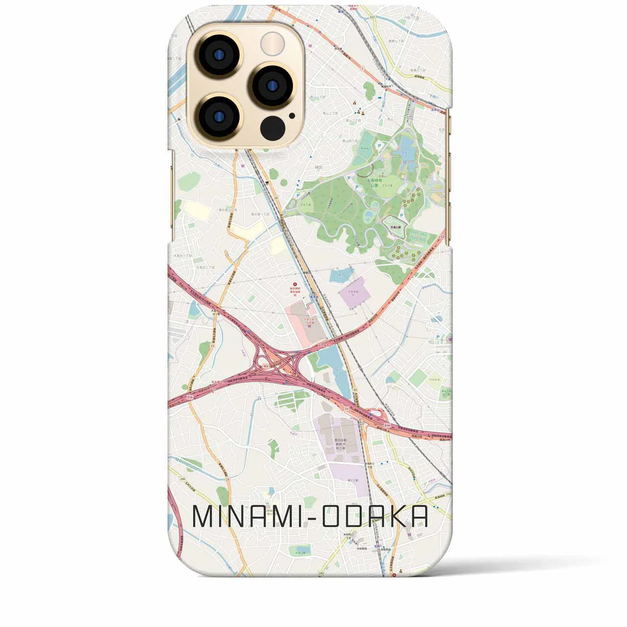 【南大高(愛知県)】地図柄iPhoneケース(バックカバータイプ)