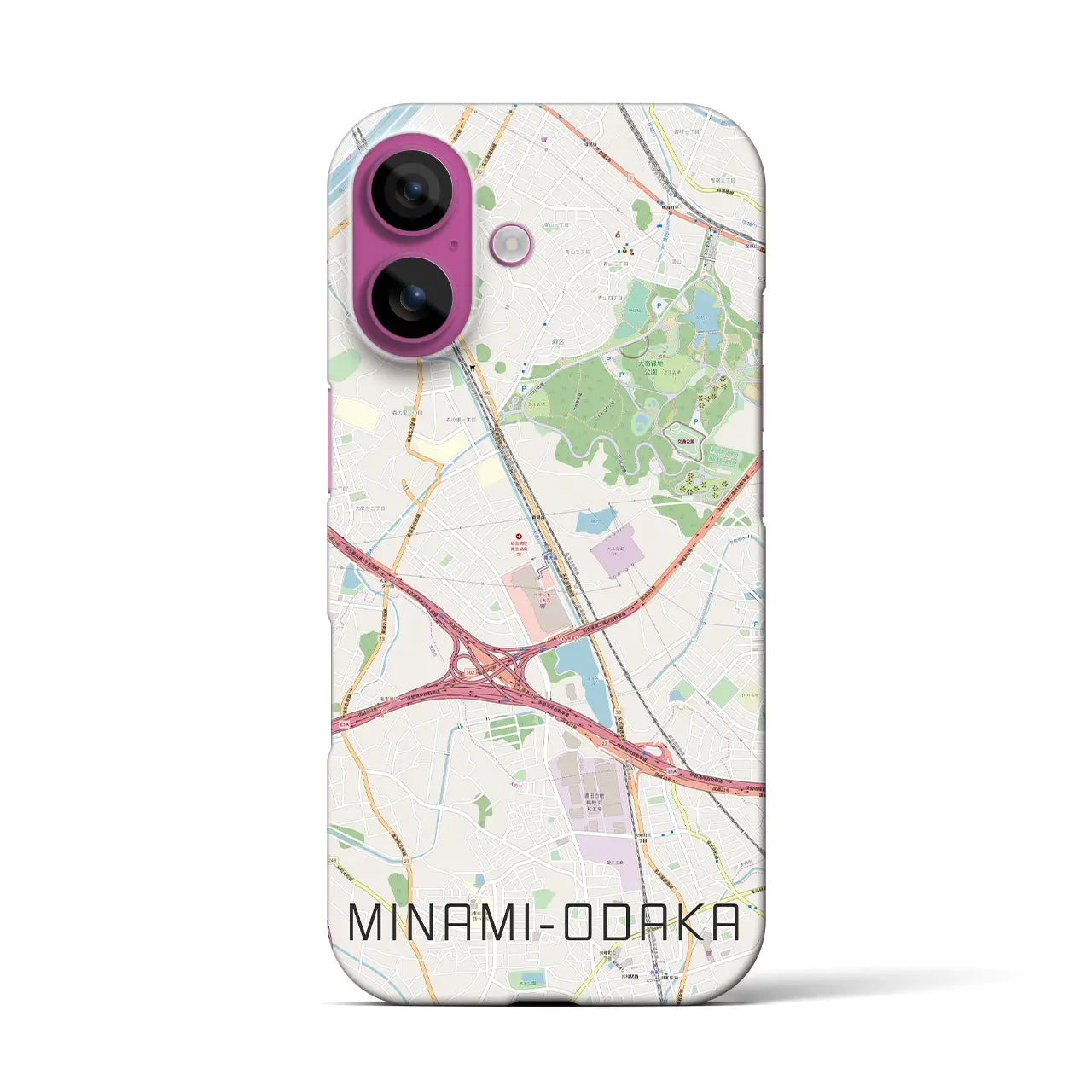 【南大高(愛知県)】地図柄iPhoneケース(バックカバータイプ)