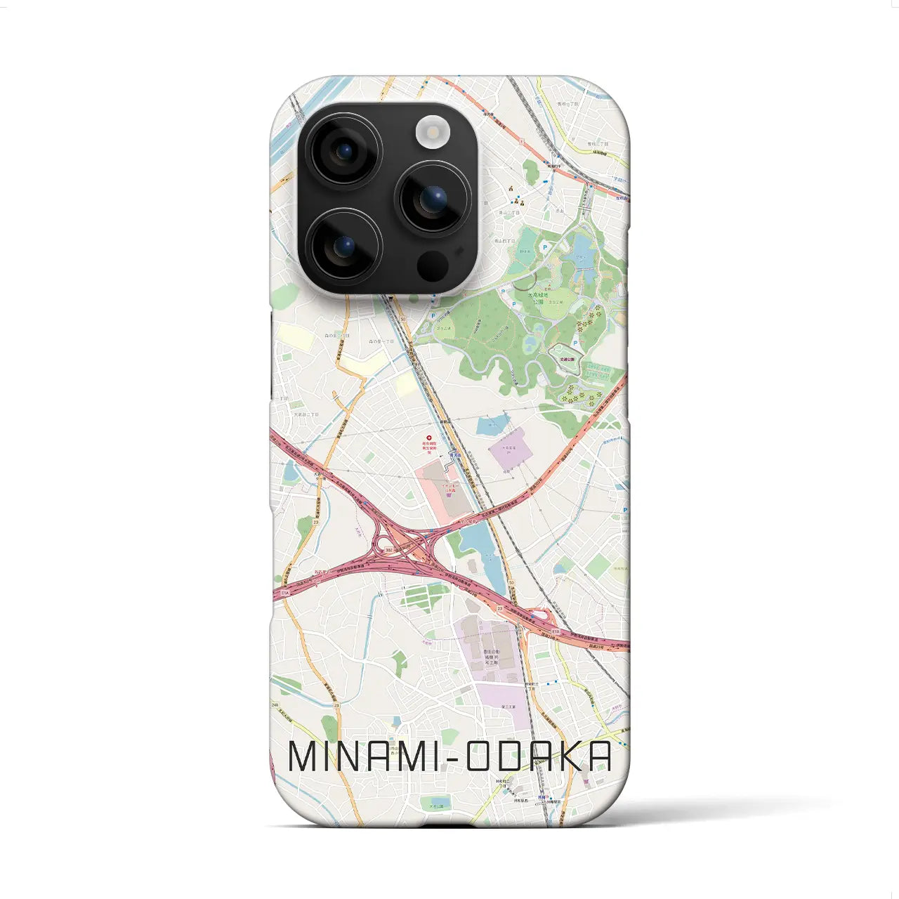【南大高(愛知県)】地図柄iPhoneケース(バックカバータイプ)