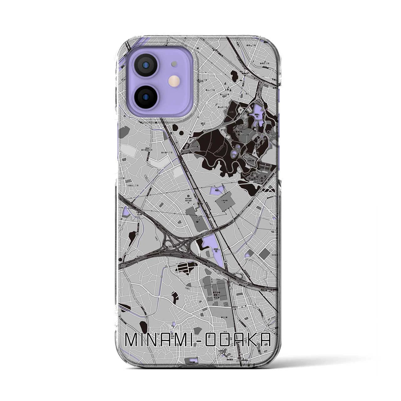 【南大高(愛知県)】地図柄iPhoneケース(クリアタイプ)