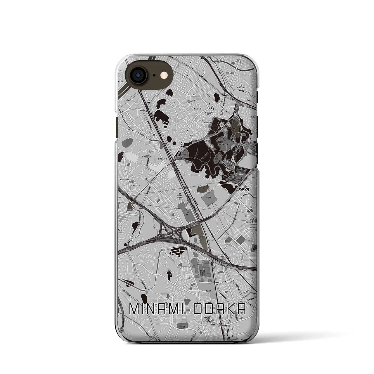 【南大高(愛知県)】地図柄iPhoneケース(クリアタイプ)