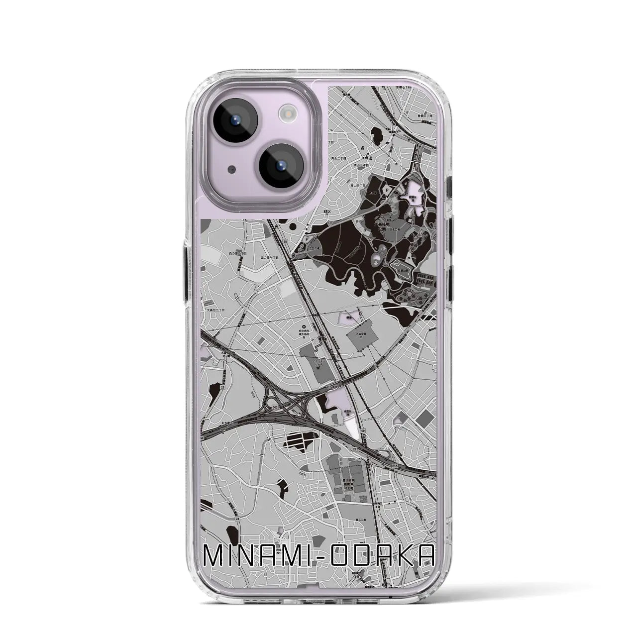 【南大高(愛知県)】地図柄iPhoneケース(MagSafeタイプ)