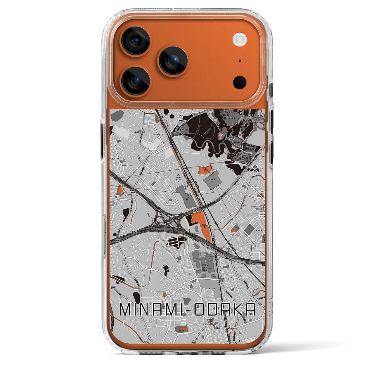 【南大高(愛知県)】地図柄iPhoneケース(MagSafeタイプ)