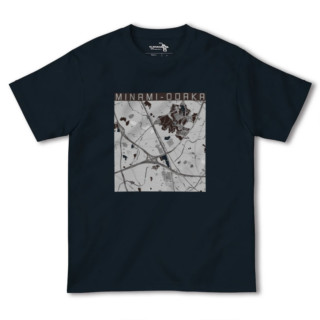 【南大高(愛知県)】地図柄ヘビーウェイトTシャツ