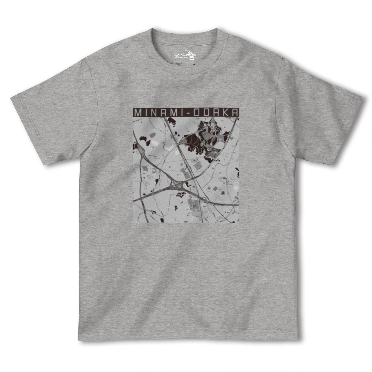 【南大高(愛知県)】地図柄ヘビーウェイトTシャツ